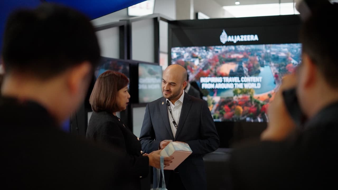 Aljazeera in WTM 2025 ExCeL London